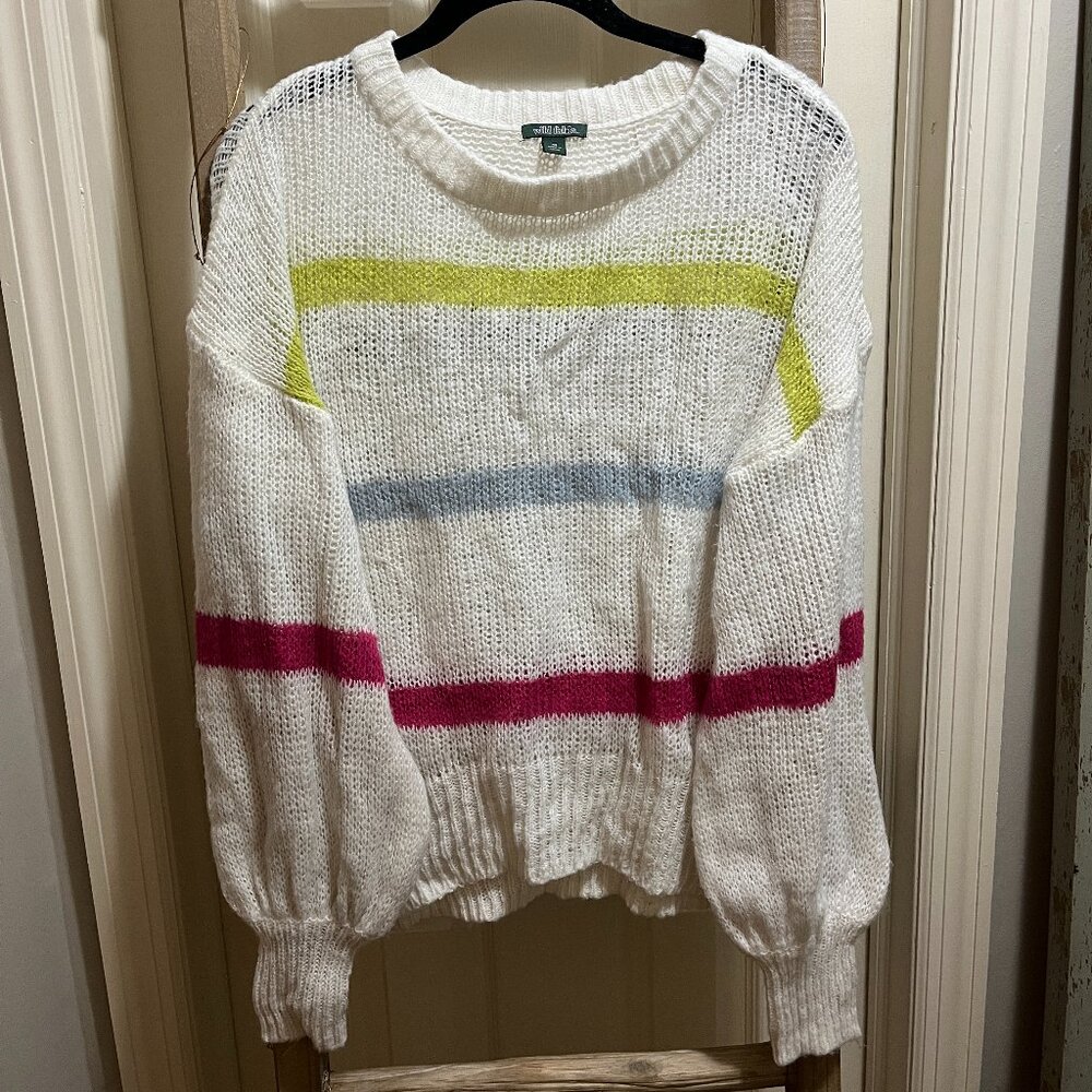Striped Knit Sweater